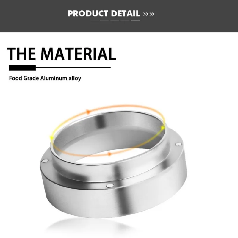 

Home 51/58mm Stainless Steel Coffee Dosing Ring Replacement Funnel for Coffee Dosing Ring Replacement Funne New