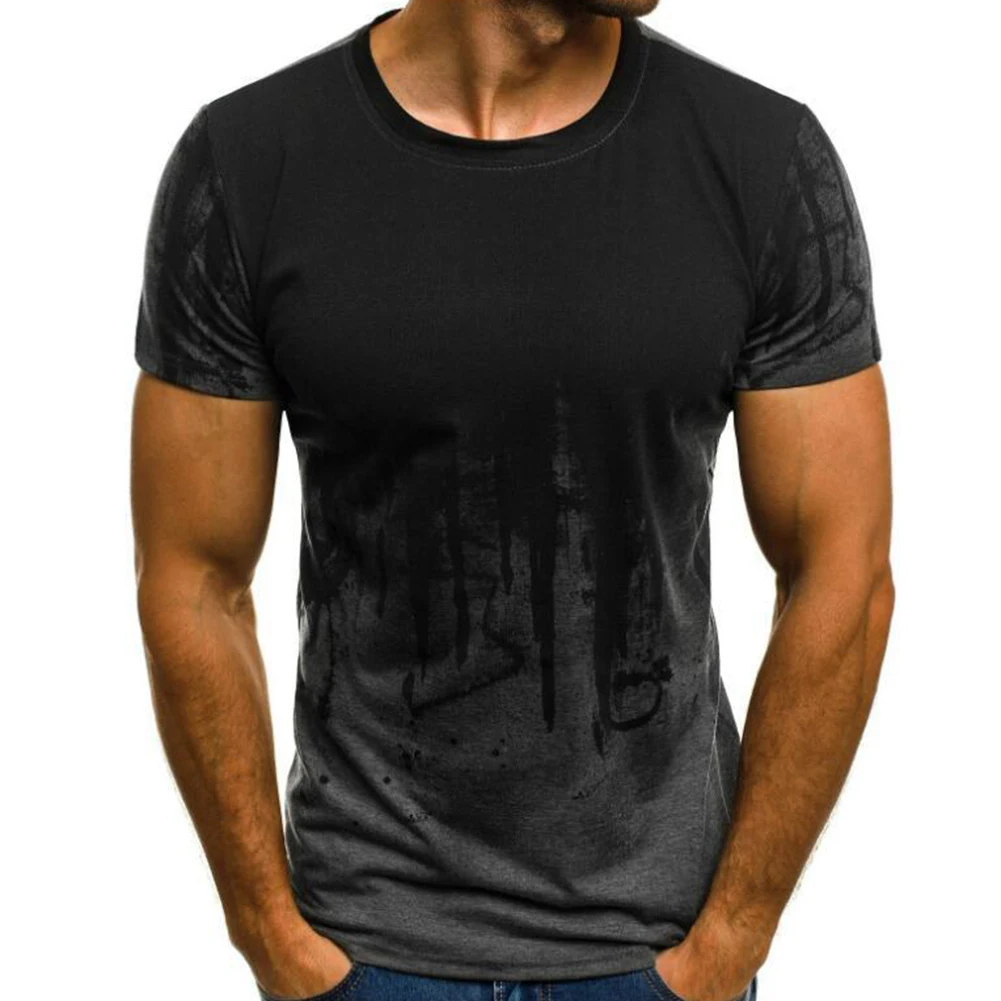Футболка мужская модная спортивная камуфляжная футболка с короткими рукавами