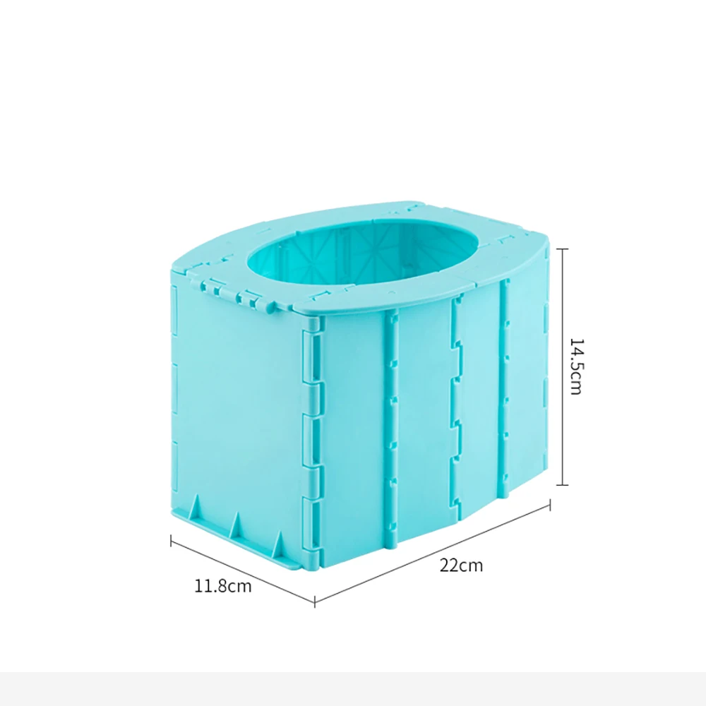 

Children'S Portable Toilet Folding Toilet Baby Potty Toilet Seat Children'S Pot Soft Baby Potty Plastic Road Pot Outdoor Toilet