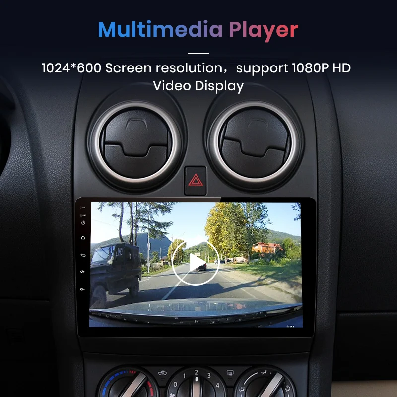 AWESAFE для Nissan Qashqai 2008-2012 автомобильный Радио Мультимедиа Видео плеер gps No 2din 2 din Android 8,1 2G+ 32G