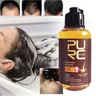 Шампунь для быстрого роста волос PURC Ginger, сыворотка для восстановления и восстановления корней волос, лечение против выпадения, утолщенный шампунь для ухода за волосами