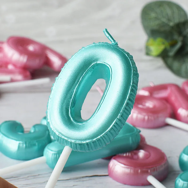 1 шт. новинка платье для дня рождения девочки шар свеча розового и голубого цвета