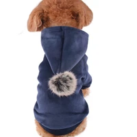 comfy small dogs hoodie puppy cats coat overalls pet costume apparel christmas clothes with hat decoration ball s to 2xl size