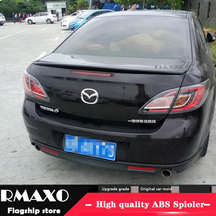 

Спойлер для MAZDA 6 2006-2011, высококачественный спойлер из АБС-пластика для MAZDA 6, заднее крыло автомобиля, грунтовка, цветной задний спойлер