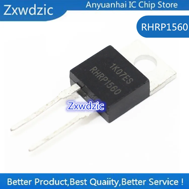 

10pcs 100% New Imported Original RHRP1560 RHR1560 TO220-2 Fast Recovery Diode 15A 600V