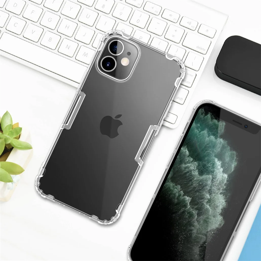 Nillkin Nature Case For iPhone 12 Pro Max Case Clear Soft Silicon TPU Back Cover For iPhone12 For iPhone 12 mini 12 Pro Cover