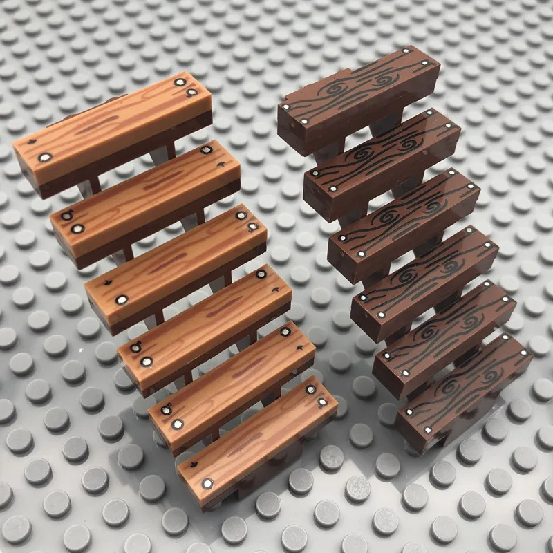 

City Floor Printed Tiles Building Blocks Parts MOC Wooden Bricks House Accessories Compatible Children DIY Toys Bloques 1*4 Dots