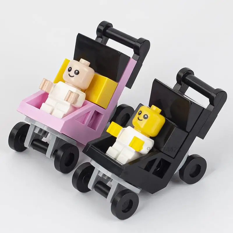 Совместимые городские МОК конструкторы кирпичи детали наборы мебели игрушки для детей друзей детская коляска бутылочки подарки.