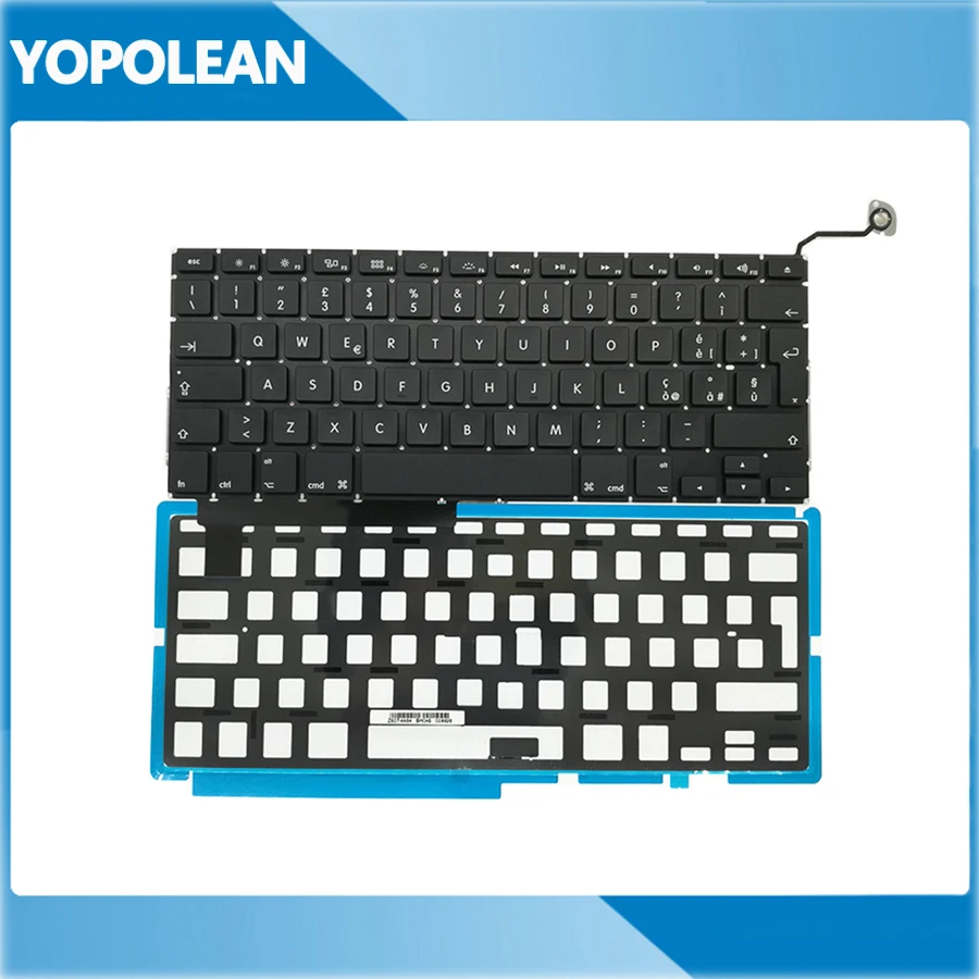 

5pcs/lot New Italy Italian Keyboard With Backlight For Macbook Pro 15" A1286 2009 2010 2011 2012