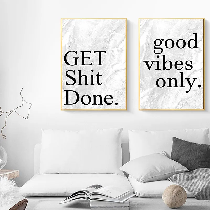 Скандинавские постеры и принты сделай себе художественная Настенная картина Good