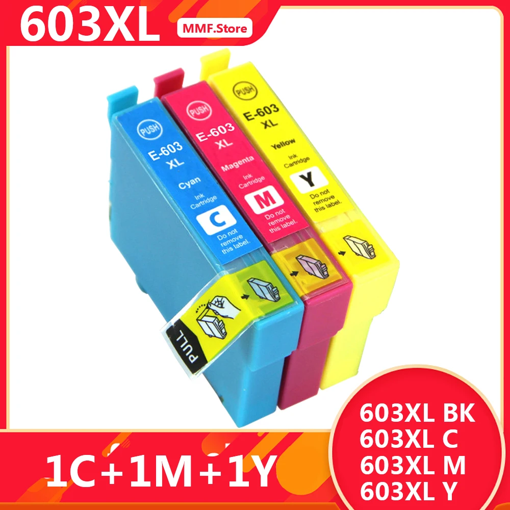 

603XL Color Compatible For Epson 603 603XL Ink Cartridge XP-2100 XP-2105 XP-3100 XP-3105 XP-4100 XP-4105,WF-2810 WF-2835 WF-2850