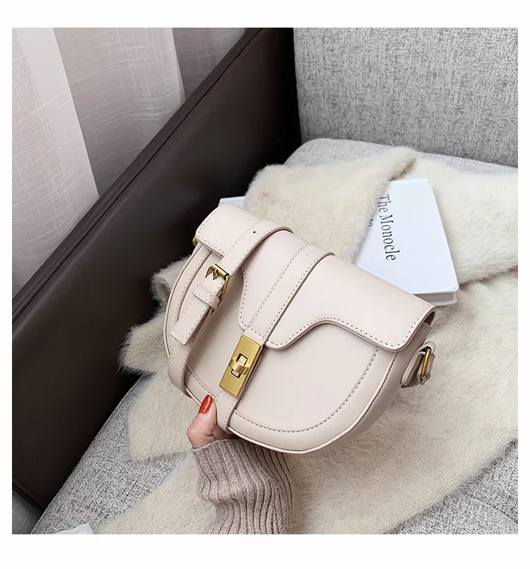 

2021 Vintage Slant Bag Fashion Autumn/Winter Saddle Bag women's air backpack crossbody bags for women luxury designer bag