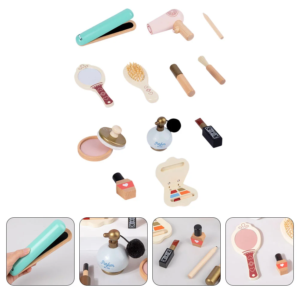 

1 Set Simulated Wooden Kids Use Educational Plaything Children Cosmetic