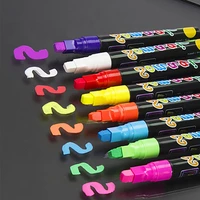8 colors removable liquid chalk paint windows markers pen mirrors car windshields glass whiteboards marker pen stationery