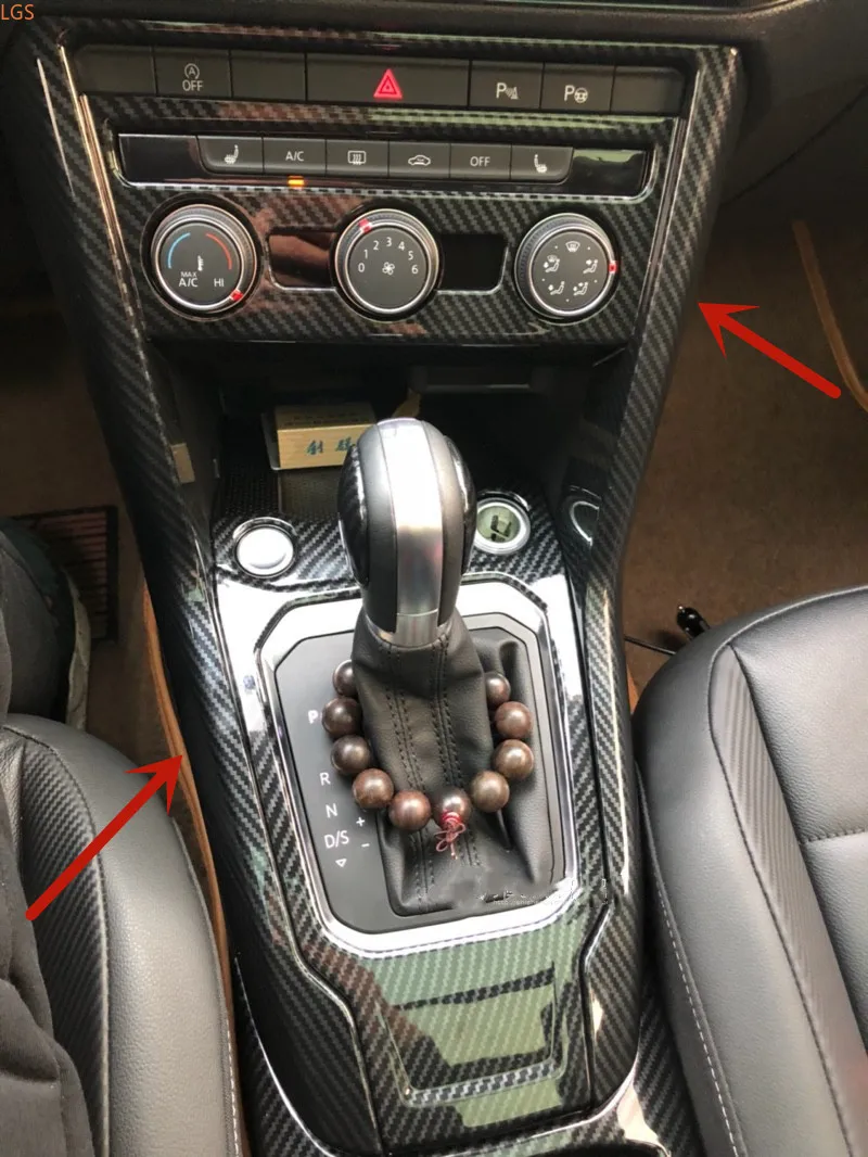 

Ручка переключения передач для Volkswagen T-ROC 2018-2020, хромированная, из АБС-пластика, ручка для кондиционера, декоративная защитная рамка, автомоб...