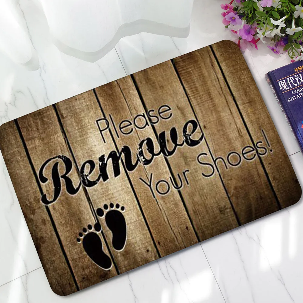 Креативный Забавный коврик с буквенным принтом 40x60 см для дома и входа