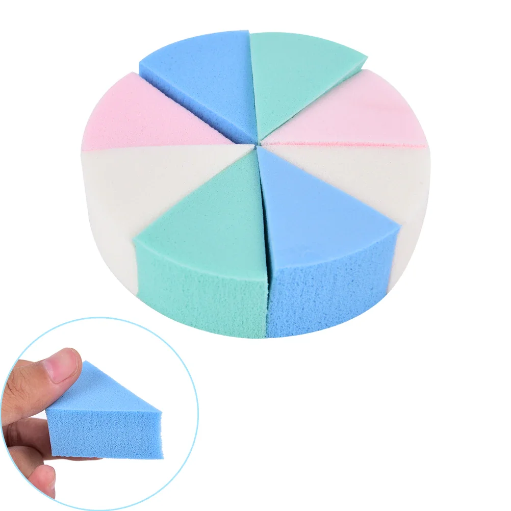 

Makeup Sponge 8pcs Triangle Shaped Candy Color Soft Magic Face Cleaning Cosmetic Puff Cleansing Wash Face Makeup Esponja New
