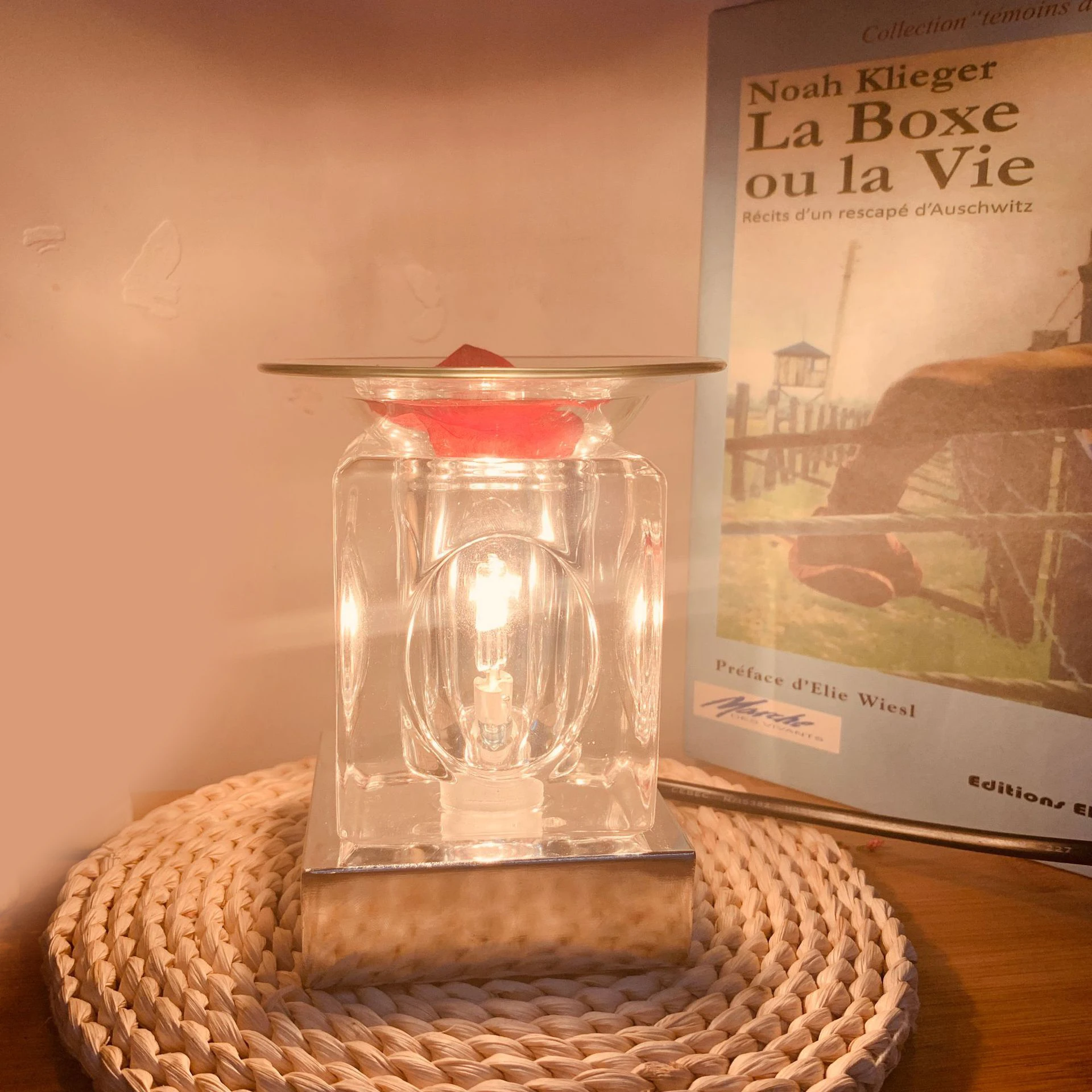 

Flameless Crystal Aroma Lamp For Home Decoration Pluggable Fragrance Light Decorative Soft Night Lighting Lamps Us/uk/eu Plug