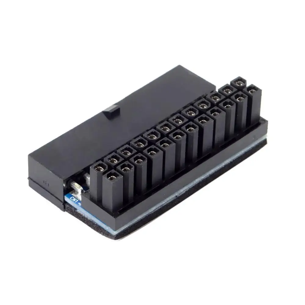 ATX 24Pin мама к 24pin папа 90 градусов адаптер питания материнская плата для настольных