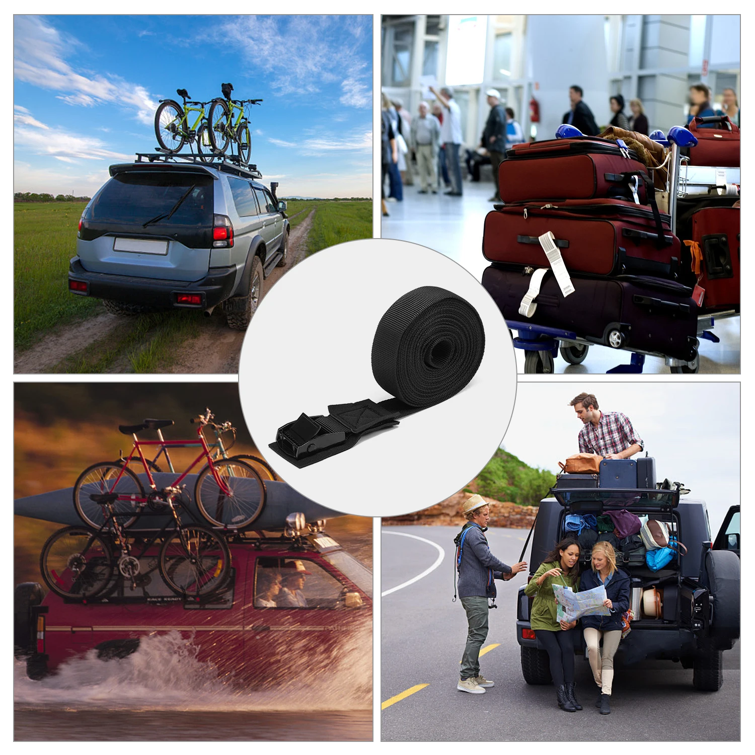 2 шт. стяжной ремень Крепежный весло для груза пряжка серфинга замок грузовика