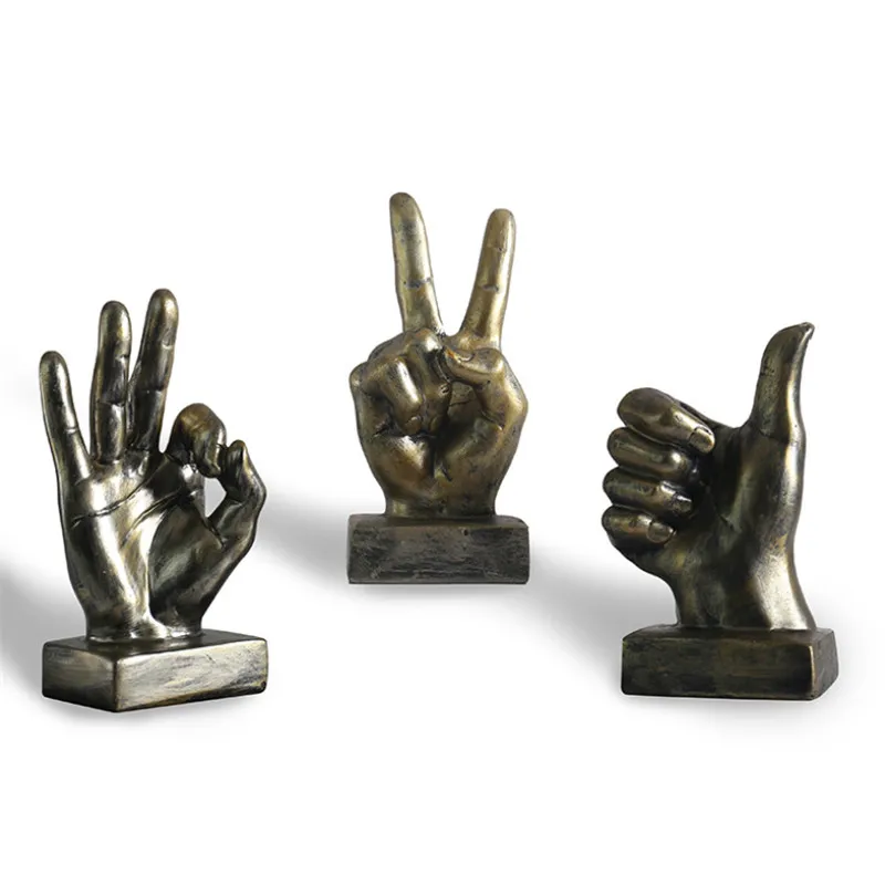 Европейские полимерные статуэтки на палец в стиле ретро офисные настольные