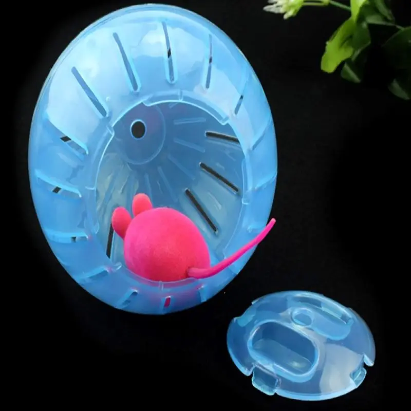 Пластиковый мяч для домашних питомцев бега хомяка Песчанка крыса упражнения