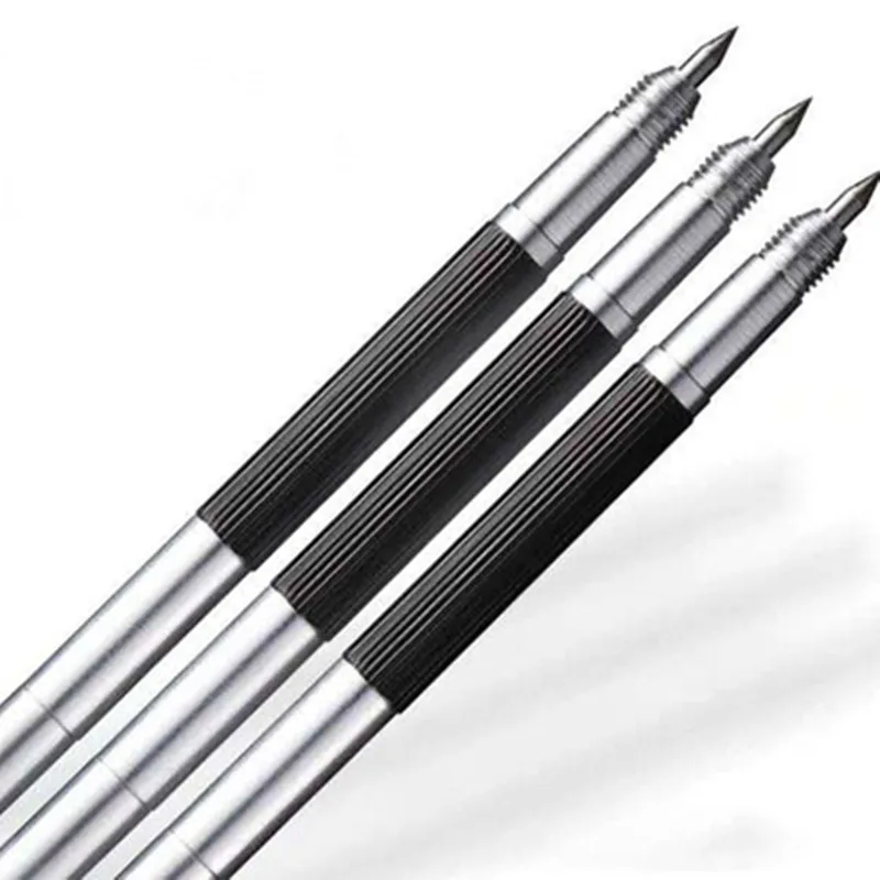 

Double End Sharp Tungsten Steel Tip Scriber Clip Pen Ceramics Glass Shell Metal Construction Marking Tools 137mm Dropshipping