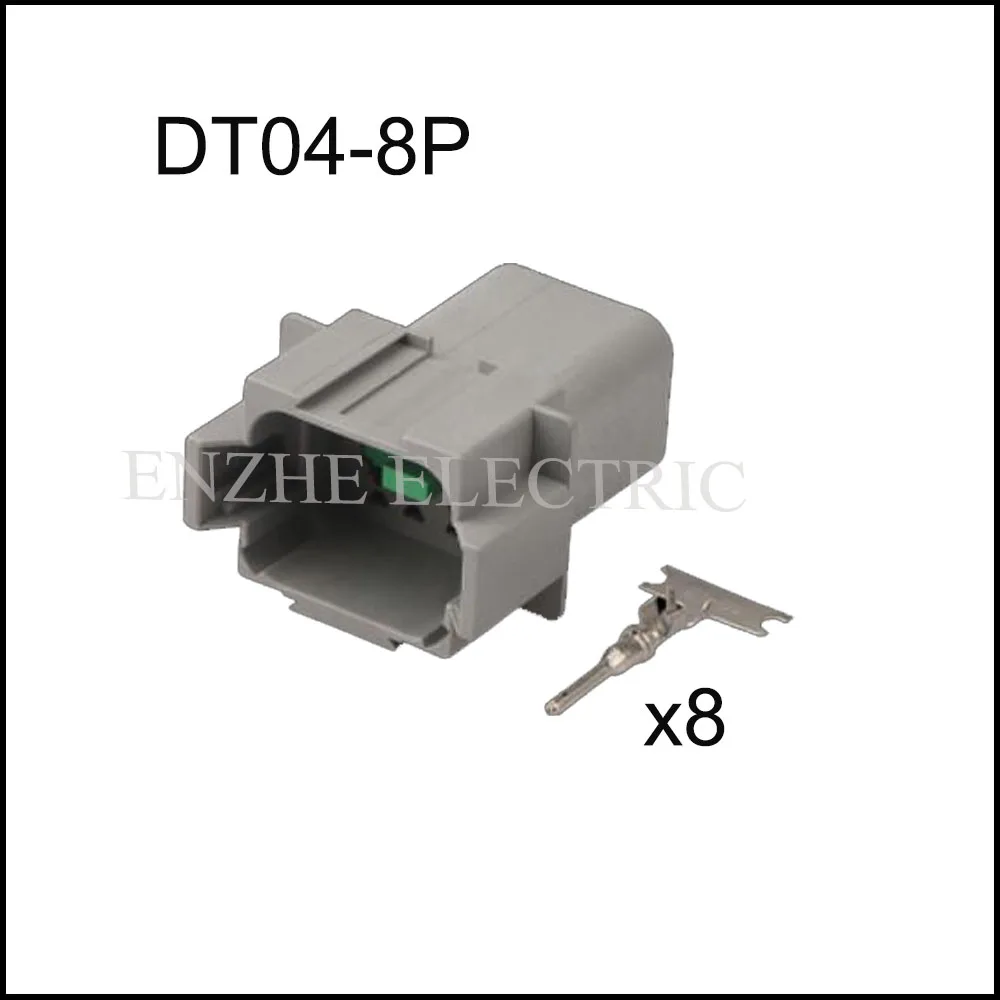 DT разъемы DT06-8S/DT04-8P 1 комплект Женский + мужской разъем включает терминал