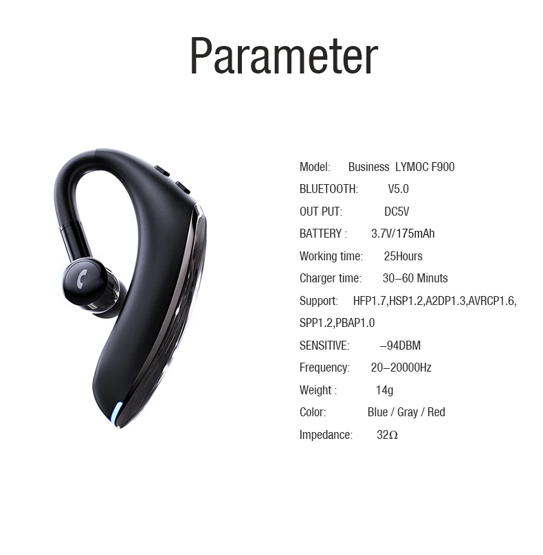 LYMOC Graphene 5,0 Bluetooth наушники беспроводные гарнитуры Nosice шумоподавление HD MIC Handsfree бизнес драйвер для iPhone Xiaomi