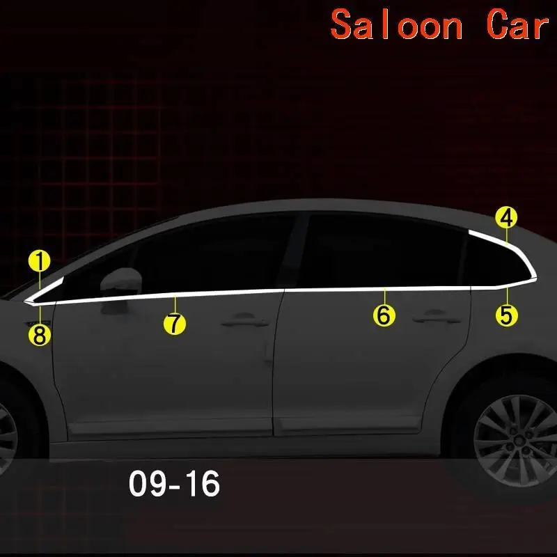 Модифицированные Automovil декоративные окна внешние части украшения автомобиля