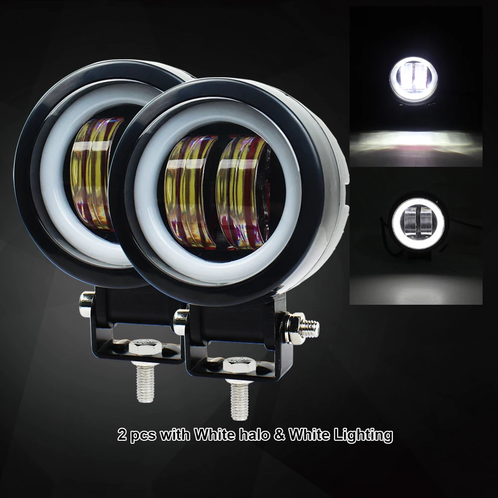 2 шт. 3 дюйма 20 Вт водонепроницаемый круглый светодиодный ночник портативный