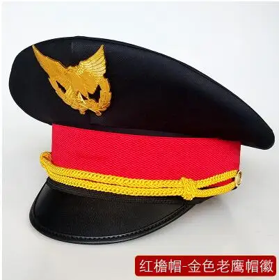 Style A Профессиональный головной убор для сотрудников службы безопасности унисекс, головной убор, авиакомпания, капитанская форма, кепка, шлем летчика, шапка для авиационной службы - Цвет: Style A