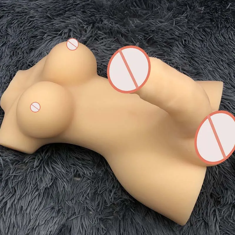 3D Силиконовая реальная реальность большая грудь пенис секс-кукла торс мужчина