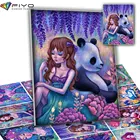 Алмазная 5D картина с цветочным рисунком для девочек