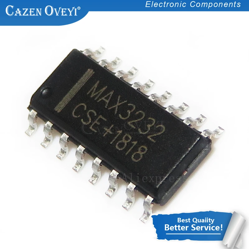 10 шт./лот MAX3232CSE MAX3232 MAX3232ESE лапками углублением SOP 16 RS 232 Интерфейс IC 3 5 V MultiCh