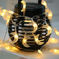 102040leds holiday moon lights string battery powered fairy led lamp for wedding christmas new year garlands home party decor