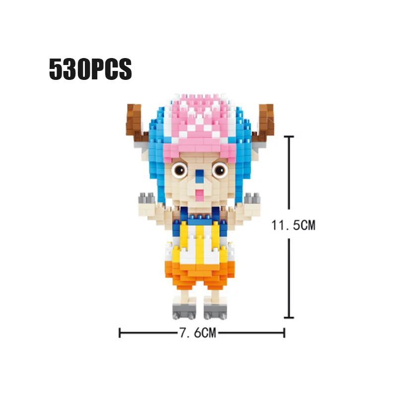 Японское аниме one piece micro diamond block Обезьяна D Luffy Portgas Ace Roronoa Zoro TONY Chopper пиратские