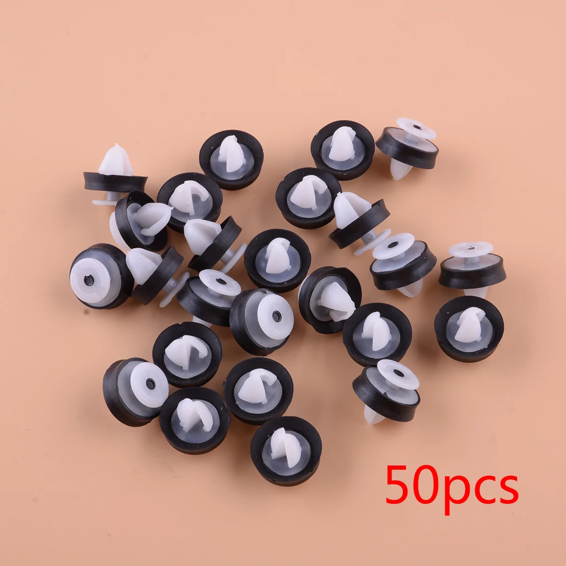 

50pcs/Set Car Door Wheel Fender Flare Molding Trim Clips with Sealer Fit for Ford Transit W716507S300