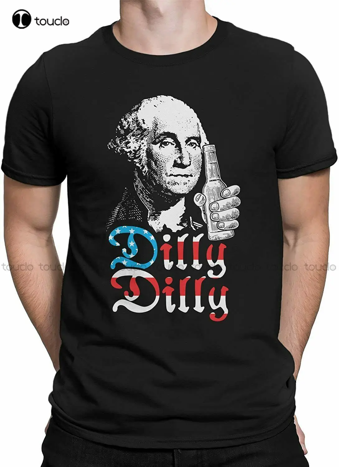 

Summer George Washington Usa America Shirt S-5Xl Us Cotton Hot Summer Unisex Women Men Tee Shirt