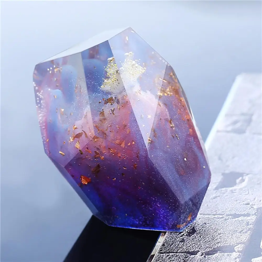 

1 PCS Crystal Irregular Geometric Jewelry Mold Silicone Resin Ornaments Craft Making Decoration Soap Mold Gift