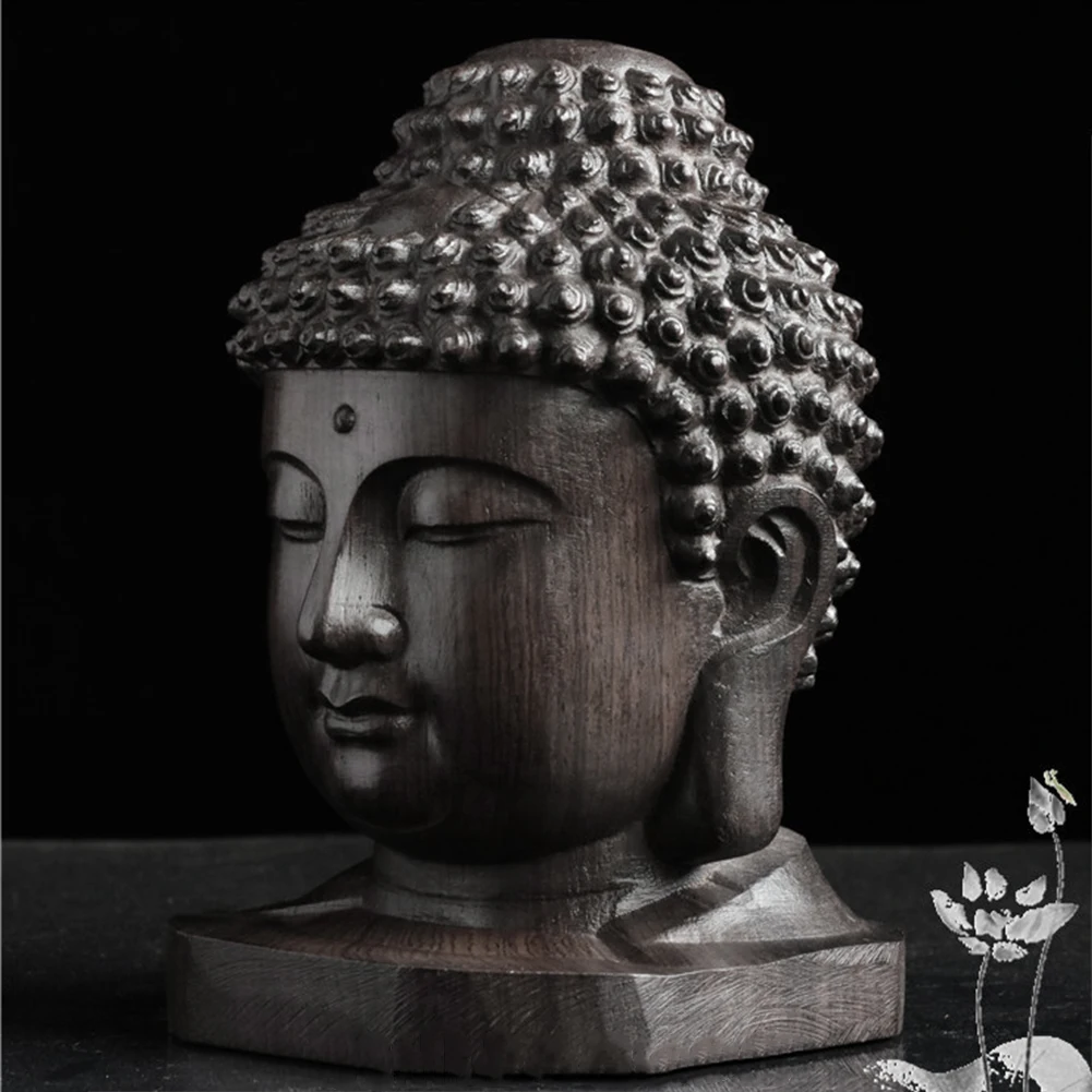 Ручной работы Шакьямуни татхагата мини резьба по камню машина фигурка из