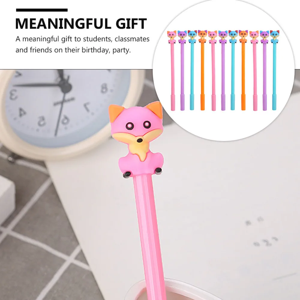

11pcs Neutral Pen Learning Office School Signature Pen (Random Style)