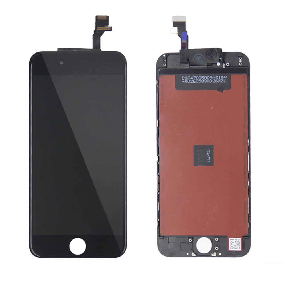 phone display touch screen replacement tempered glass mobile phone capacitive screen for iphone 7 plus black phone screen parts free global shipping