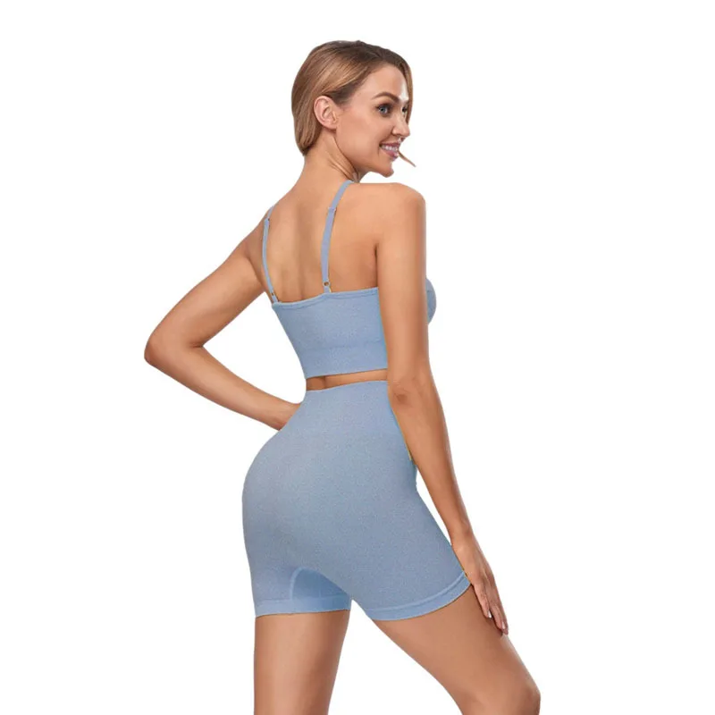 

Peatacle Gym Set 2 Piece Sport Bra Biker Shorts Athletic Wear for Women Workout Fitness Yoga Suit