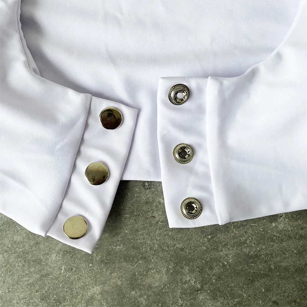 Бикини Женский комплект бикини сексуальный купальник Одноцветный на пуговицах