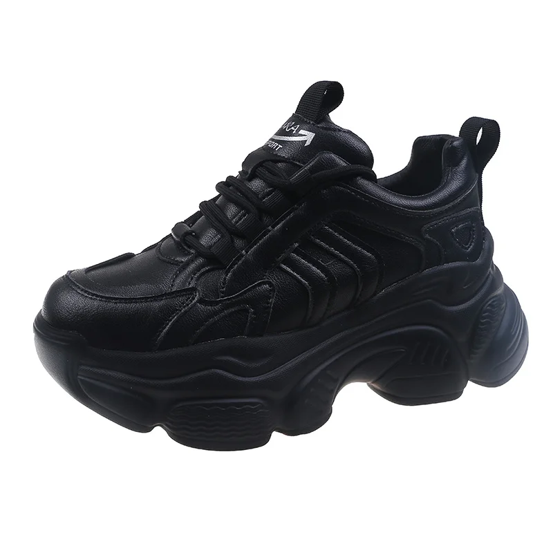 

Кроссовки женские на толстой подошве, модная дышащая повседневная обувь для тренировок, на платформе