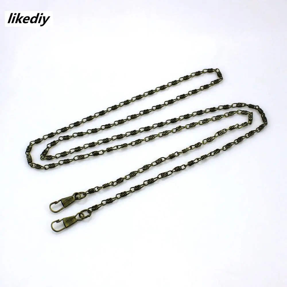 4 Pcs/Lot Antique Bronze/Golden/Silver/Gun Black About 120 CM Long Metal Chain For Purses DIY Bag Accessory Colors | Багаж и сумки