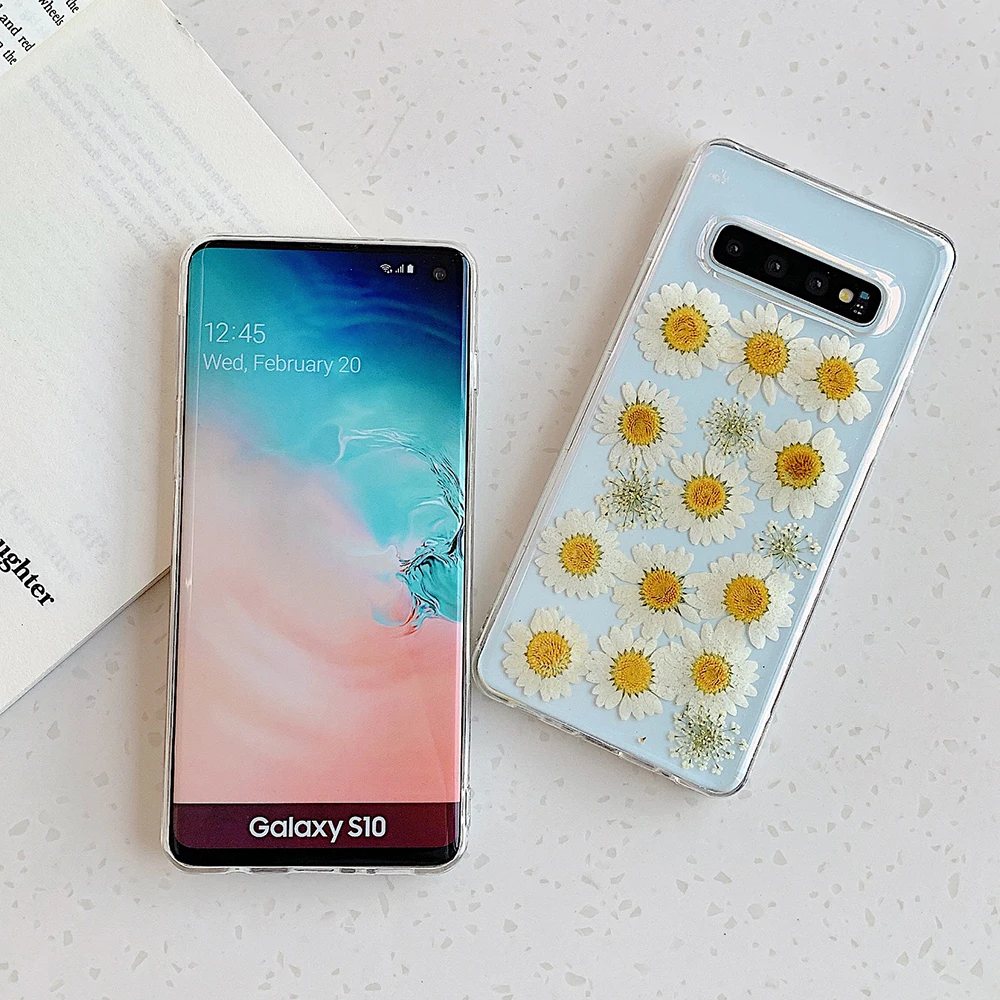 Чехол LOVECOM для Samsung Note 10 Pro S8 S9 S10 Plus 8 с цветочным рисунком мягкая эпоксидная
