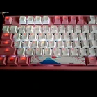 Клавиатура клавиатуры пробеливателя PBT с пятью боковыми красками, разделитель 6.25U, вишневый профиль для крепления Fuji R91A