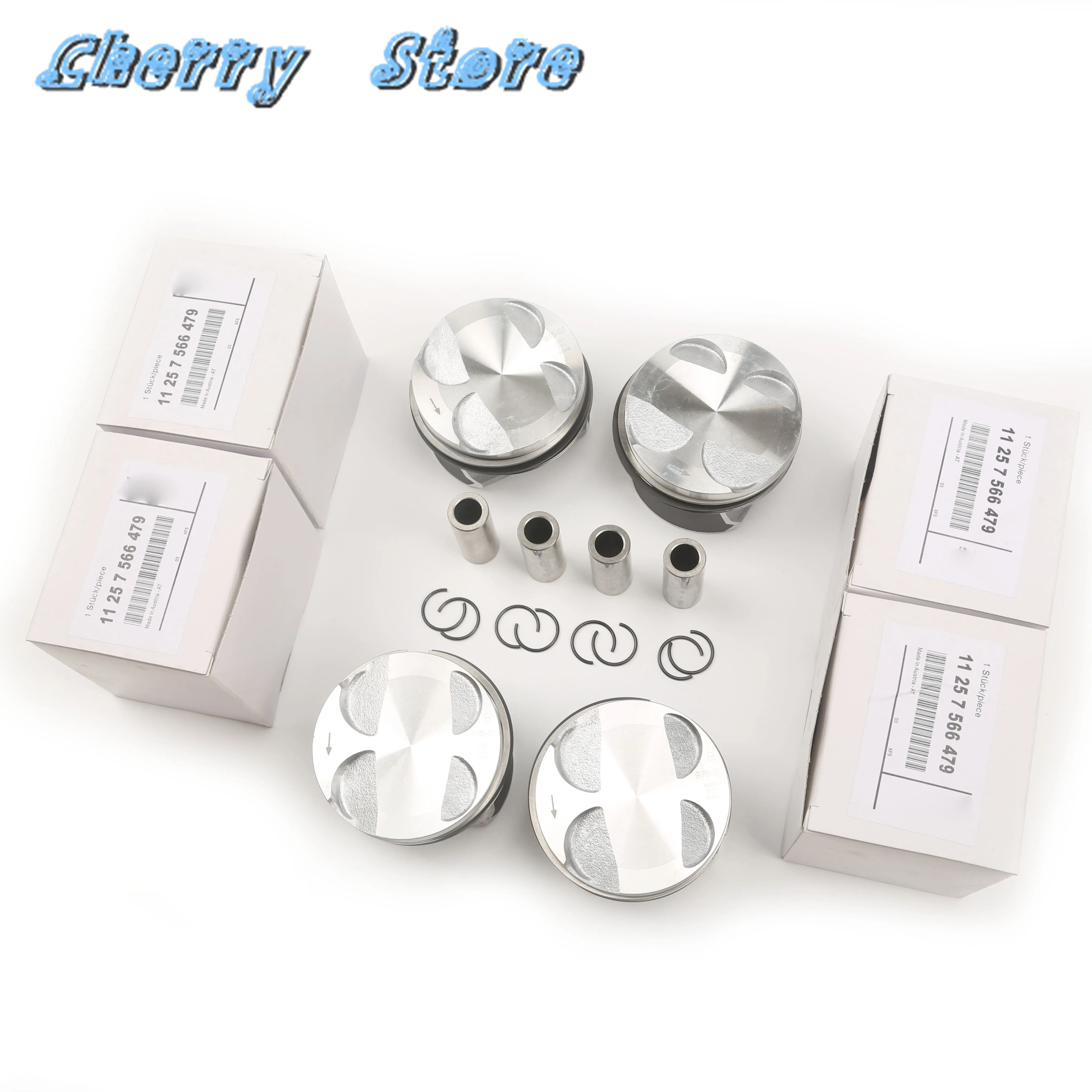 

New 18MM 77MM Engine Pistons & Rings Set For BMW MINI Clubman R55 Countryman R60 Coupe R58 MINI R56 R57 Paceman R61 Roadster R59